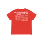 Cut Out Red Tour T-Shirt back