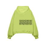 Happier Than Ever Lime Tour Hoodie back