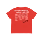 Homecoming Stamped Red Tour T-Shirt Back