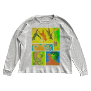 BIRDS OF A FEATHER COLLAGE THERMAL LONG SLEEVE