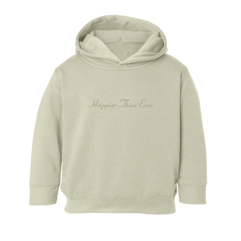 Happier Than Ever Organic Youth Hoodie