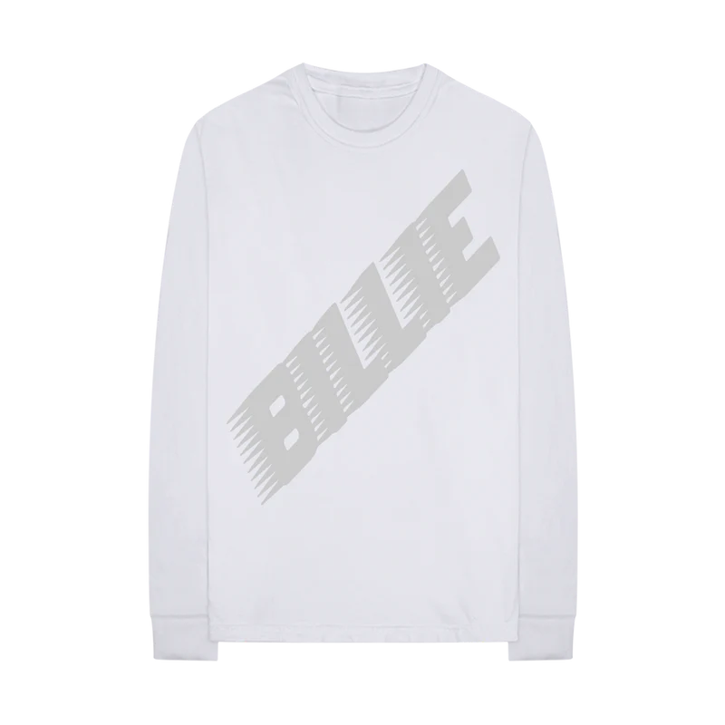 Racer Logo White Longsleeve